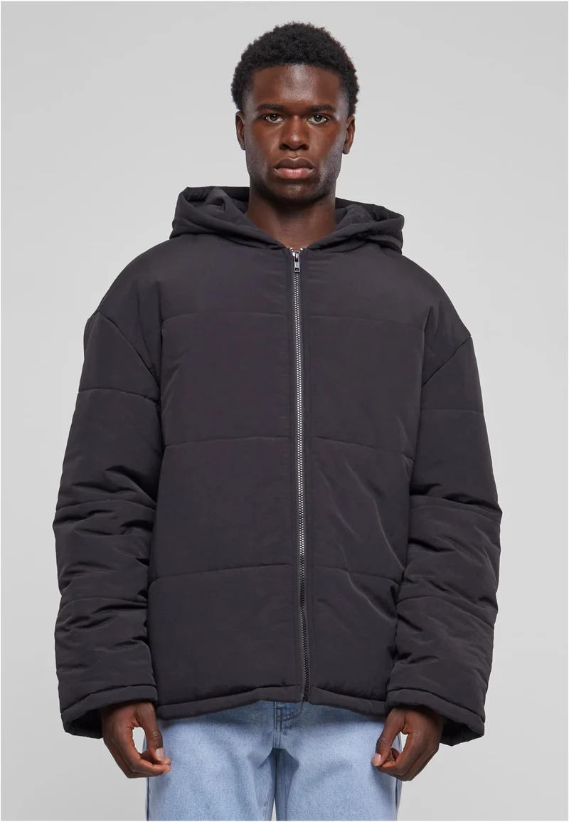 UC Hooded Block Puffer Jacket