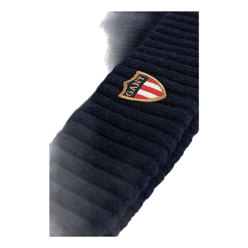 D1. Gant Banner Shield Beanie Evening