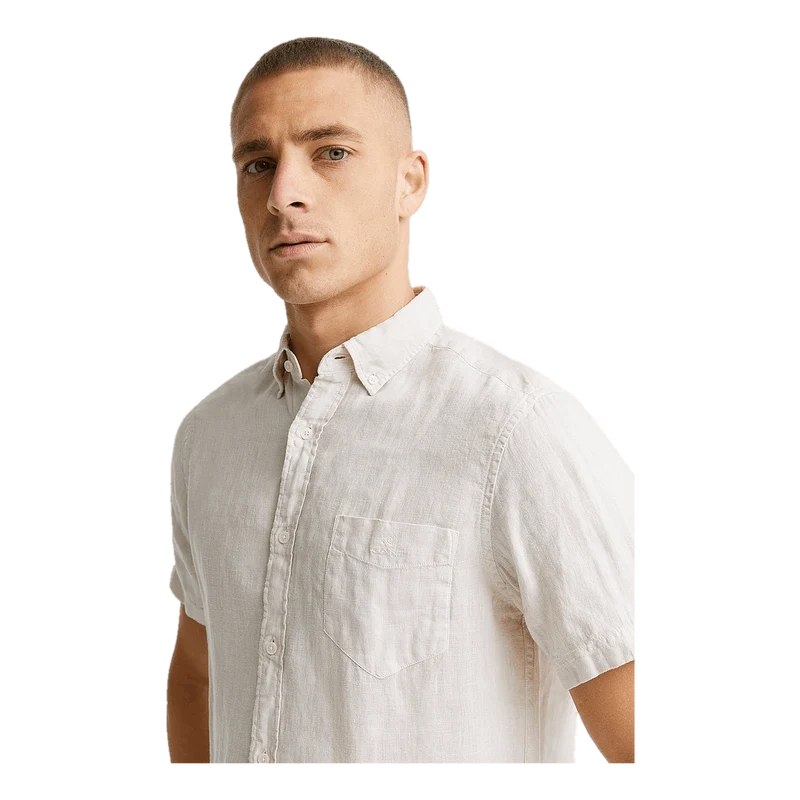 D2. Reg Ut Gmnt Dyed Linen Ss Putty