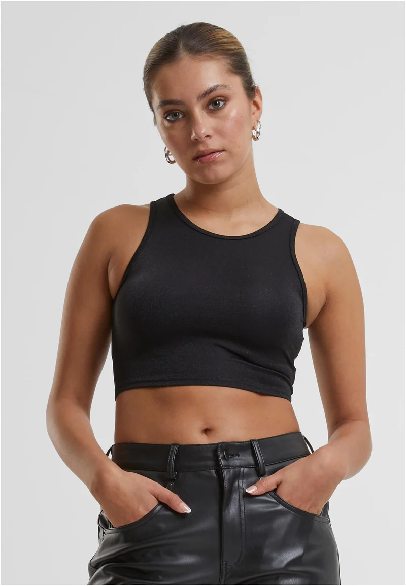 Glitter Cropped Top
