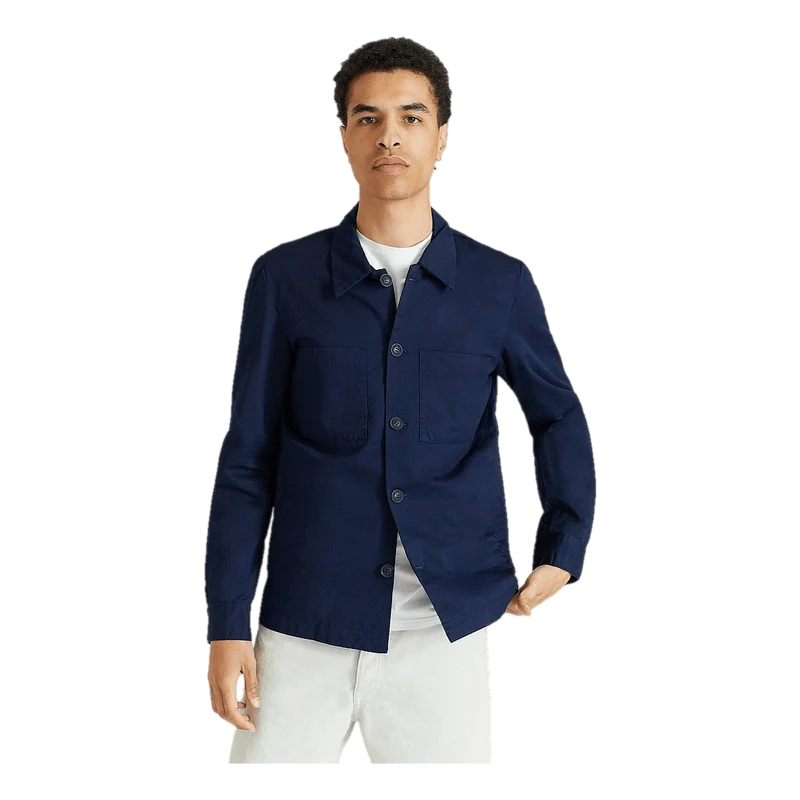 Les Deux Marseille Linen Jacket Dark