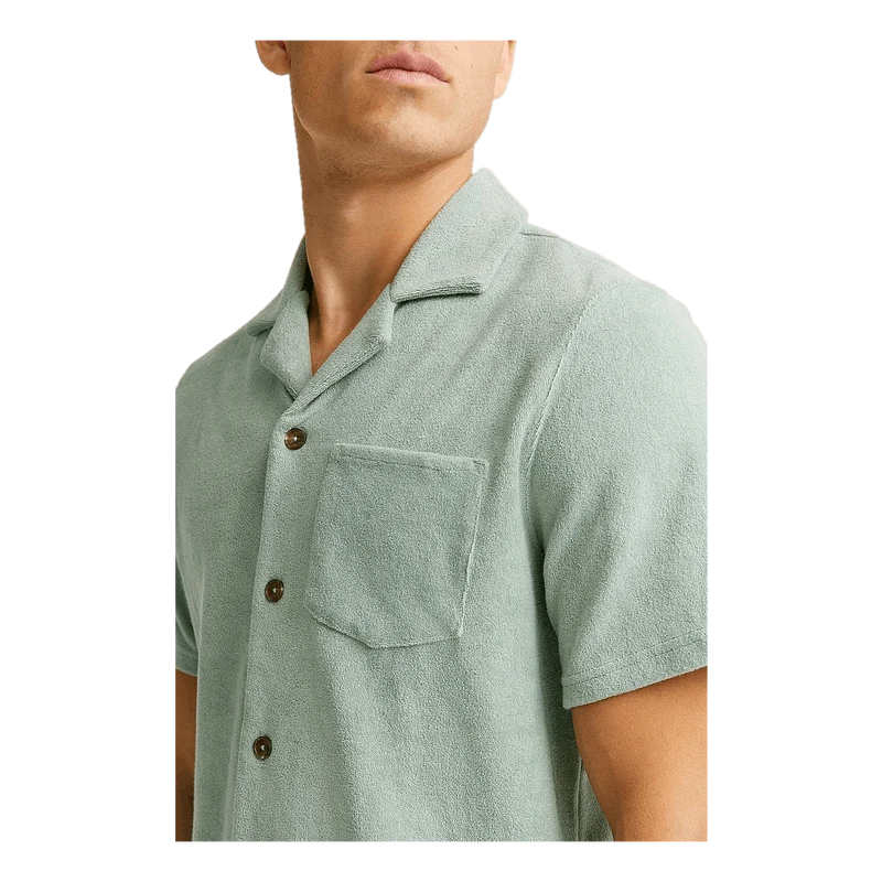 Studio Total Studio Total Terry Camp Shirt Dk Mint