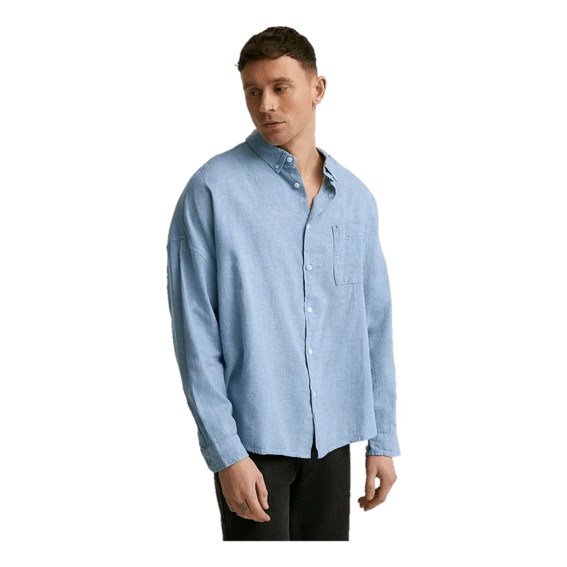 Boxy Linen Shirt Lt