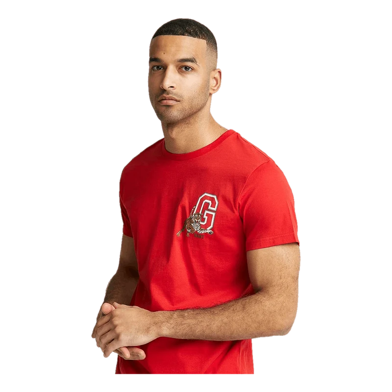 D2. Tiger Ss T-shirt Red