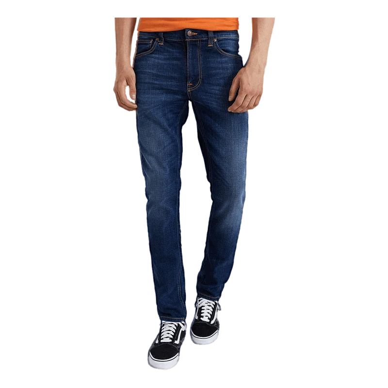 Nudie Jeans Lean Dean Dark Deep Worn