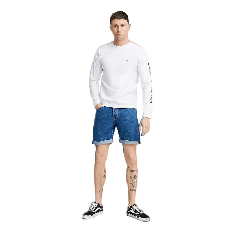 Tommy Hilfiger Tommy Logo Long Sleeve Tee Ybr