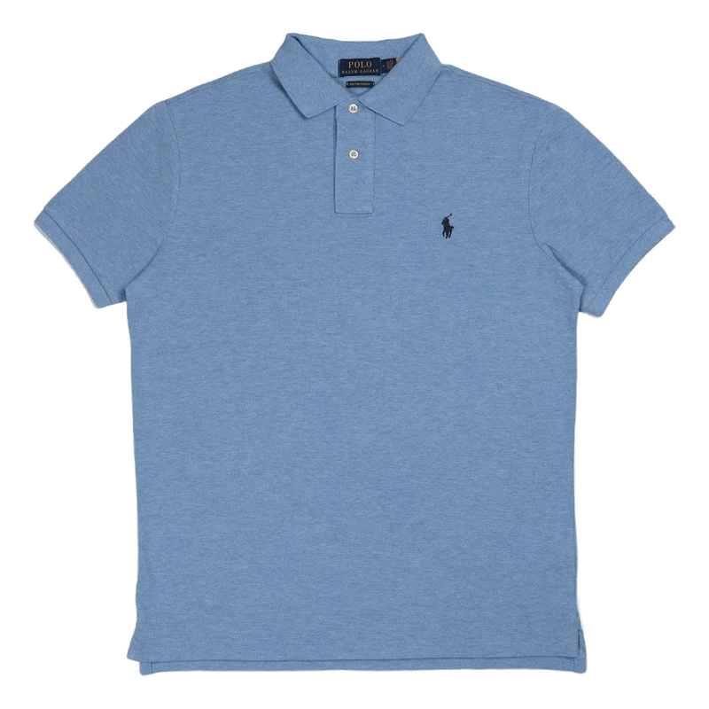 Polo Ralph Lauren Custom Slim Fit Mesh Polo Shir 007 Jamaican