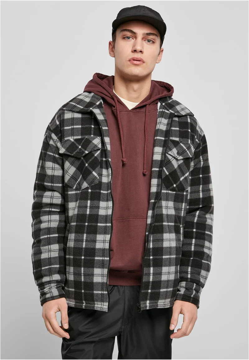 UC Plaid Teddy Lined Shirt Jacket