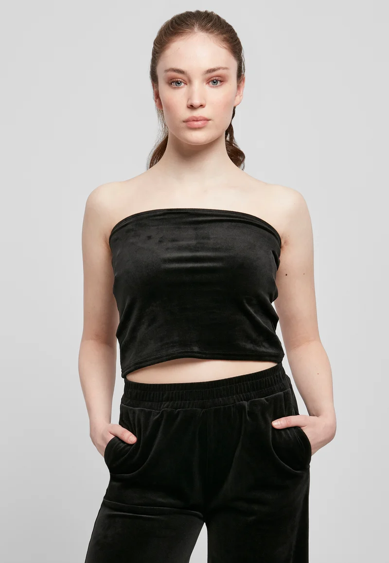 UC Short Velvet Tube Top