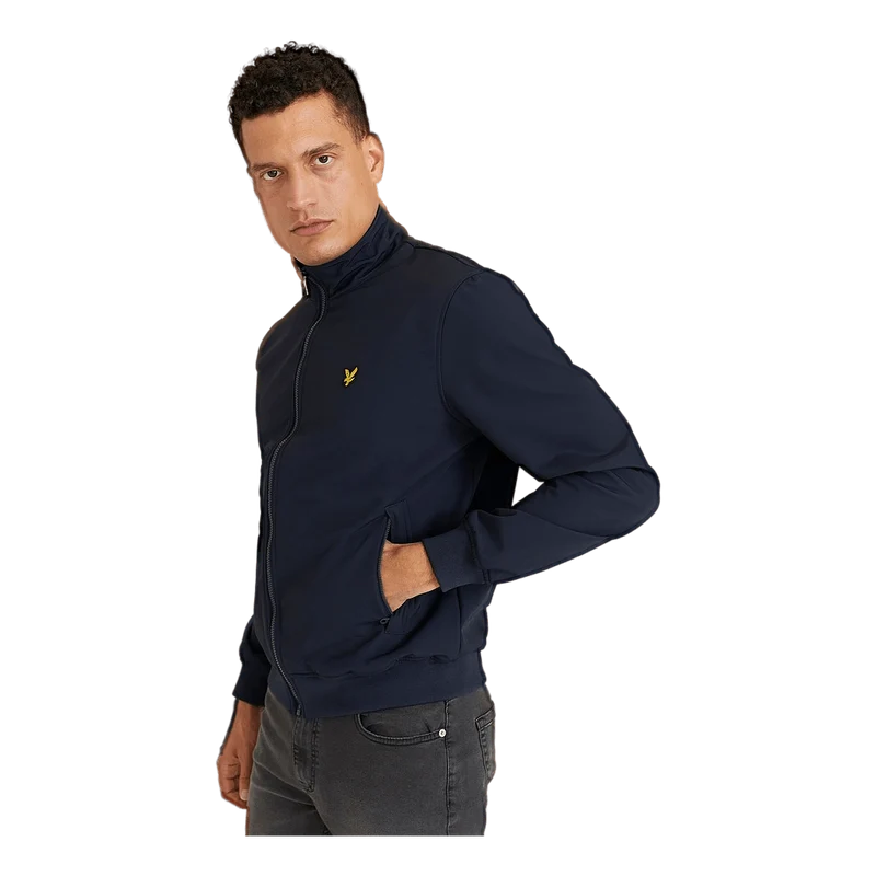 Lyle & Scott Fleece Lined Funnel Neck Jacke Dark