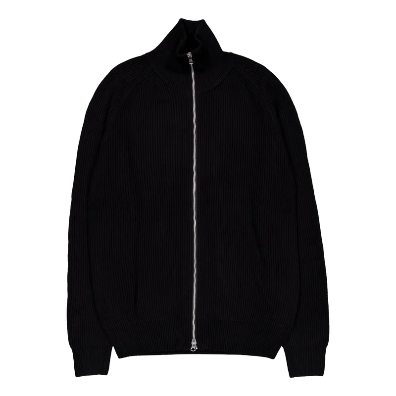 Knit Fullzip 09 Black