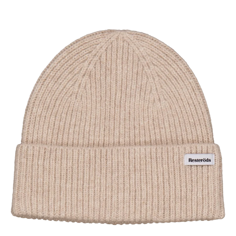 Wool Beanie 81 Beige