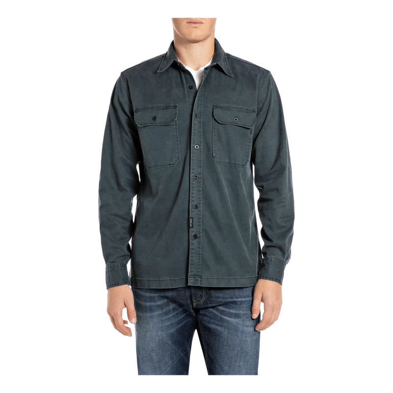 Washed Shirt 094 Ocean Blue