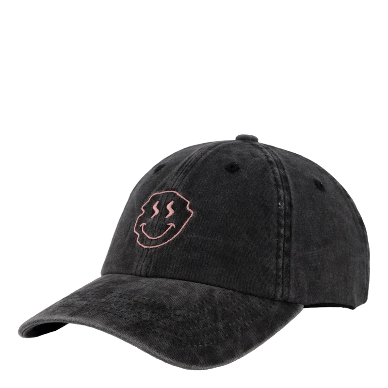 Smiley Washed Black