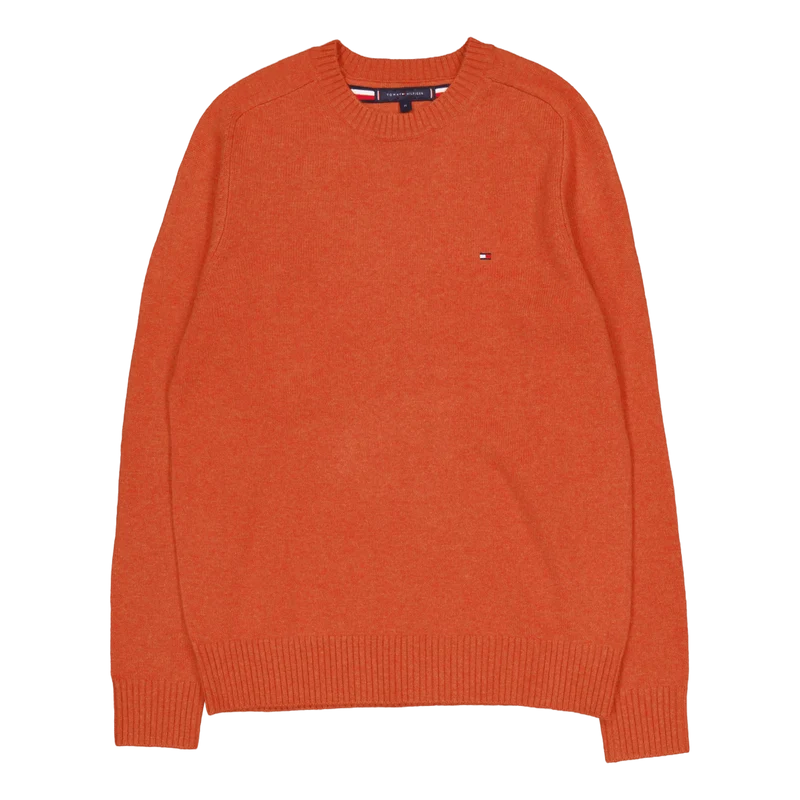 Lambswool Crew Neck Orange