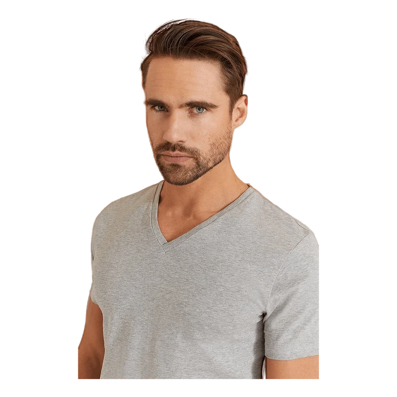 V-Neck Grey Melange