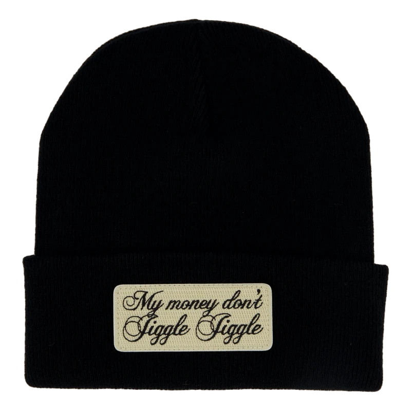 Jiggle Jiggle Beanie Black