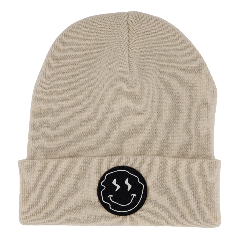 Smiley Beanie Almond