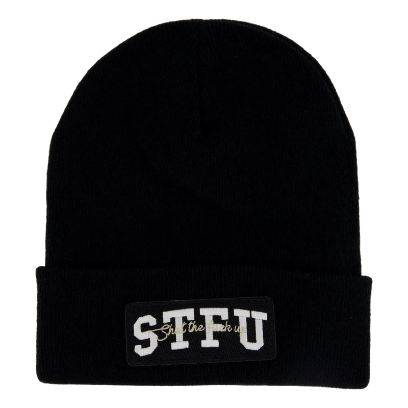 Stfu Beanie Black