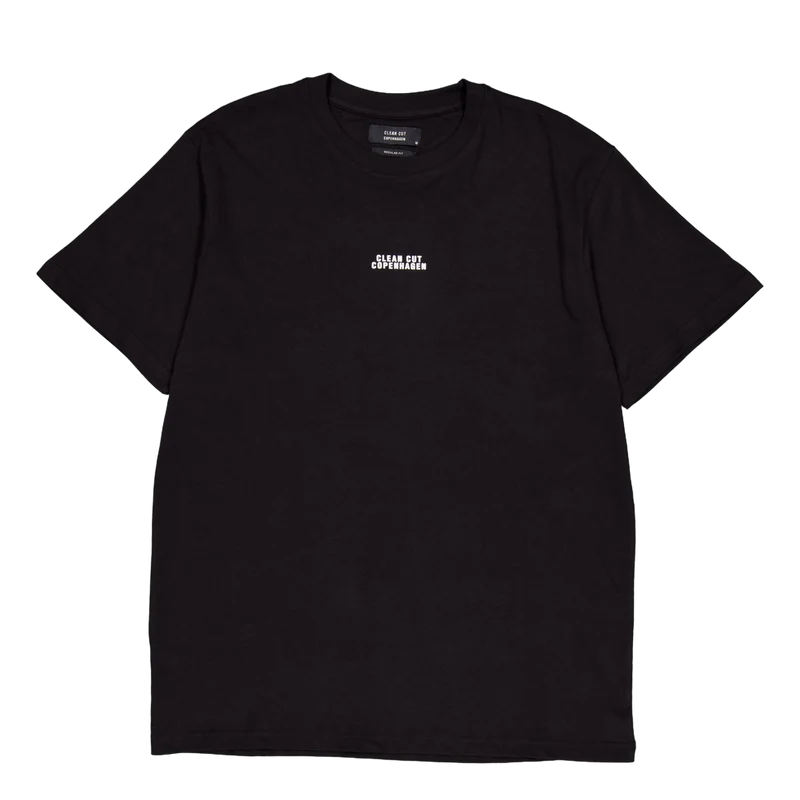 Cohen Brushed Tee Ss Black