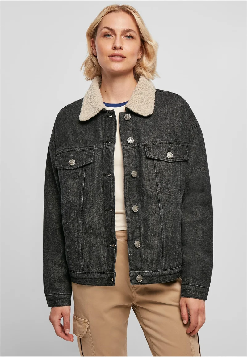 UC Oversized Sherpa Denim Jacket