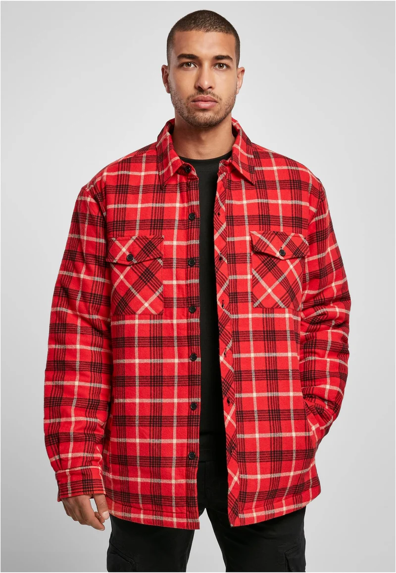 UC Plaid Quilted Shirt Jacket