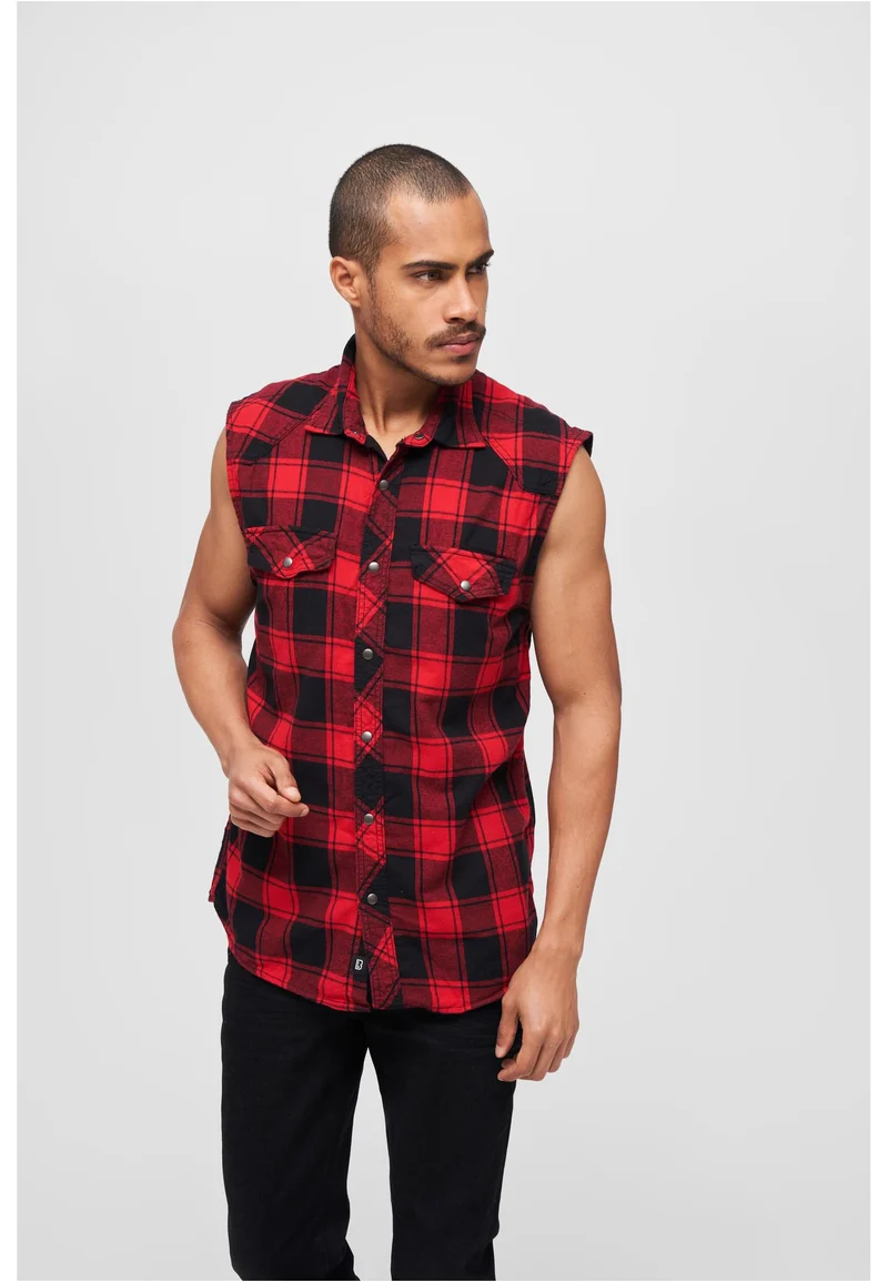 B Checkshirt Sleeveless