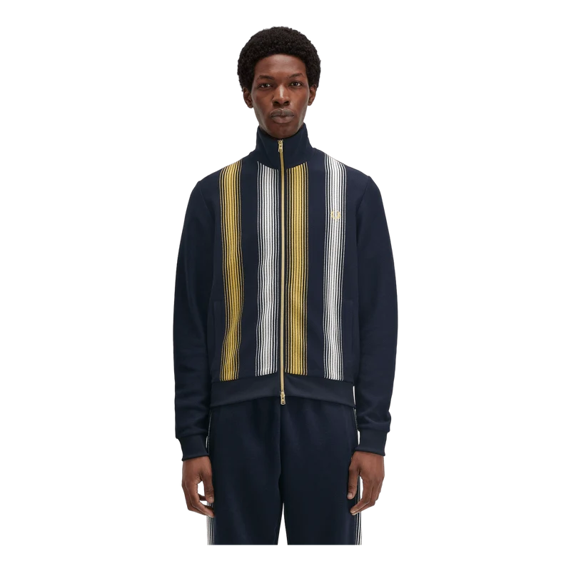Ombre Stripe Track Jkt 608 Navy