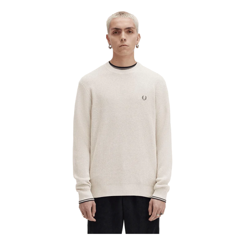 Waffle Stitch Jumper X23 Porridge Marl