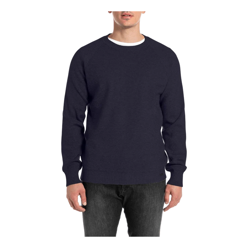 Crew Neck Knit 780 Dark Blue