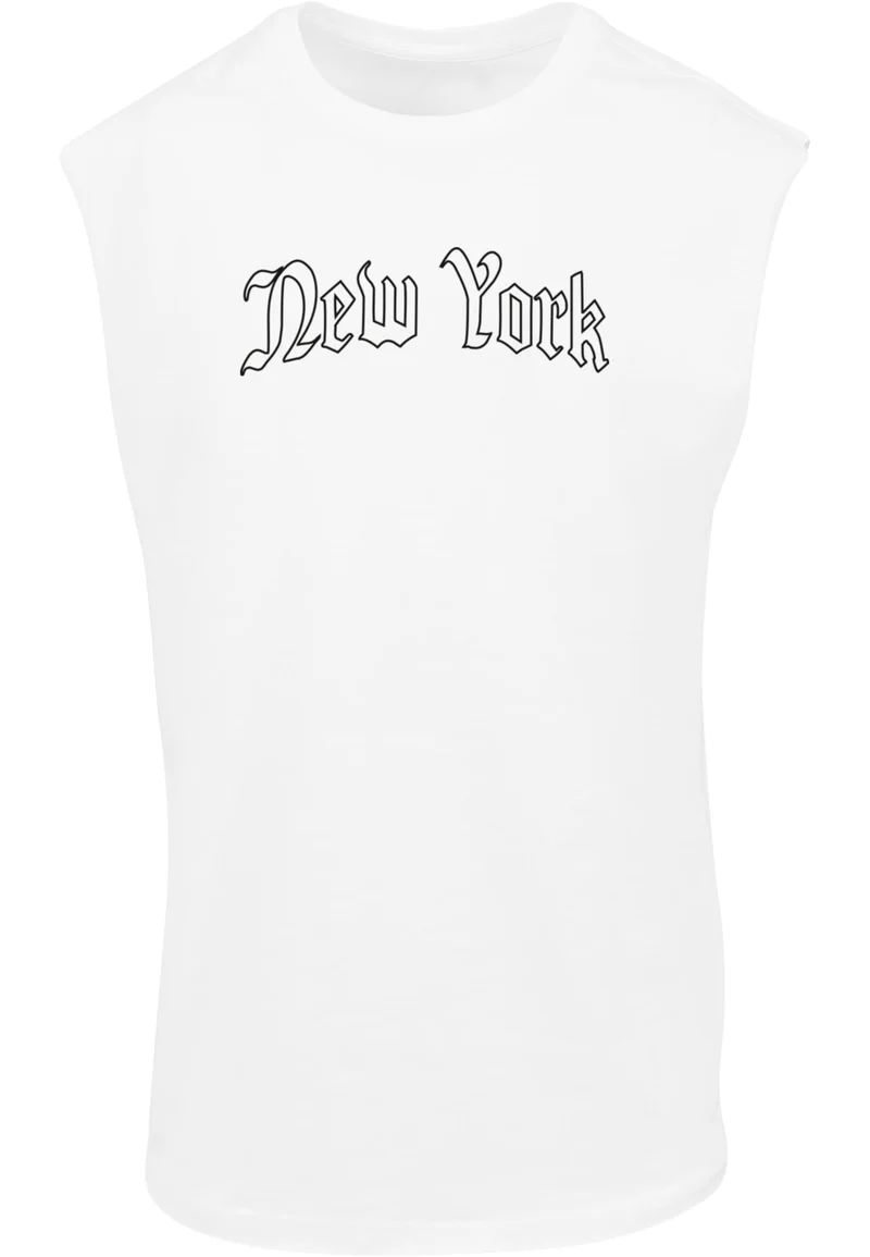 MT New York Wording Sleeveless Tee