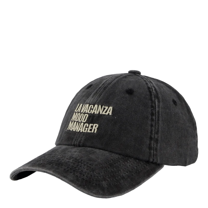 Mood Manager Dad Cap Washed Black