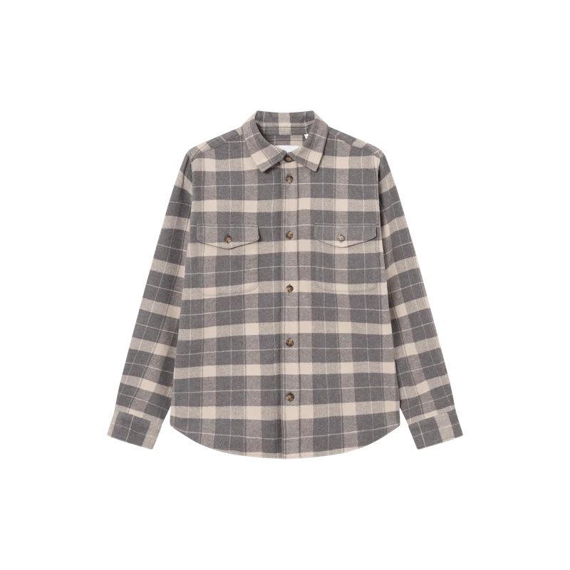 Lennon Flannel Check Shirt Excalibur/raven