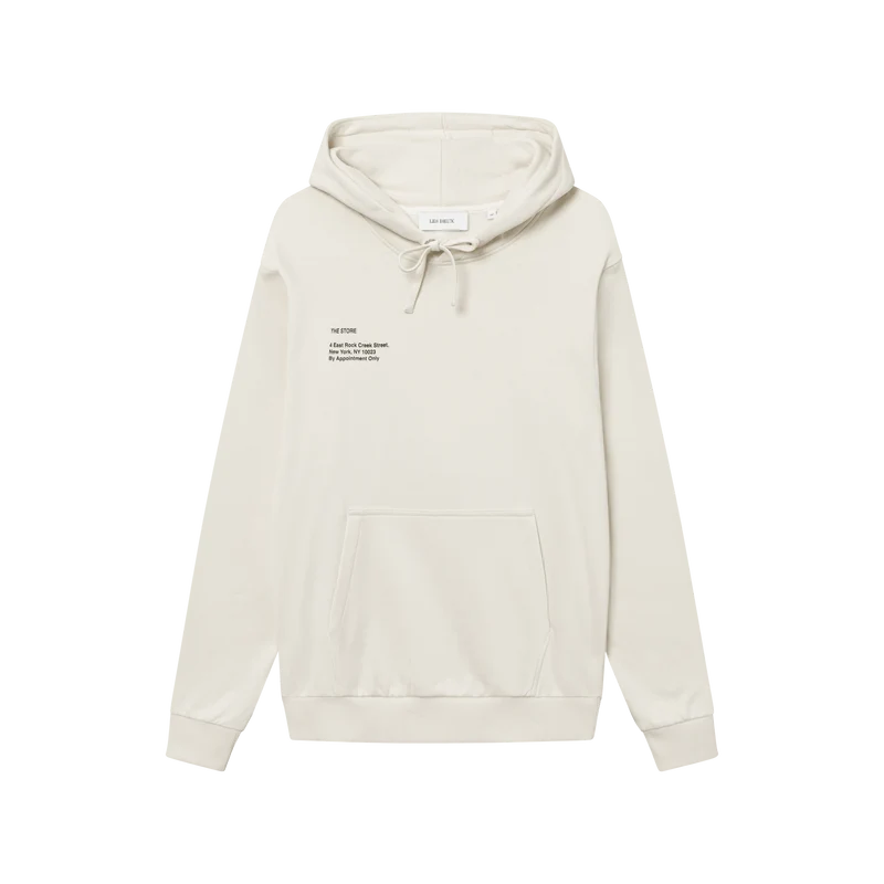 Neighborhood Hoodie Ivory/black
