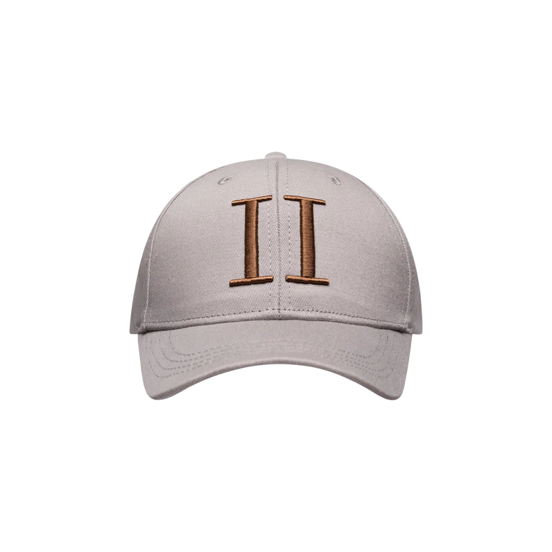 Encore Organic Baseball Cap Light Grey/terracotta