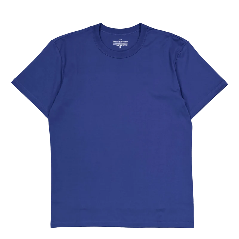 Crew-Neck Pima Ink Blue
