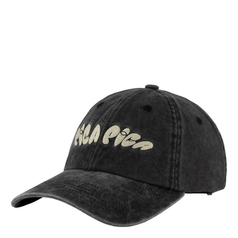 Pica Pica No 1 Dad Cap Washed Black