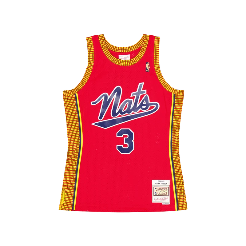 76ers Swingman Jersey Iverson Light Red