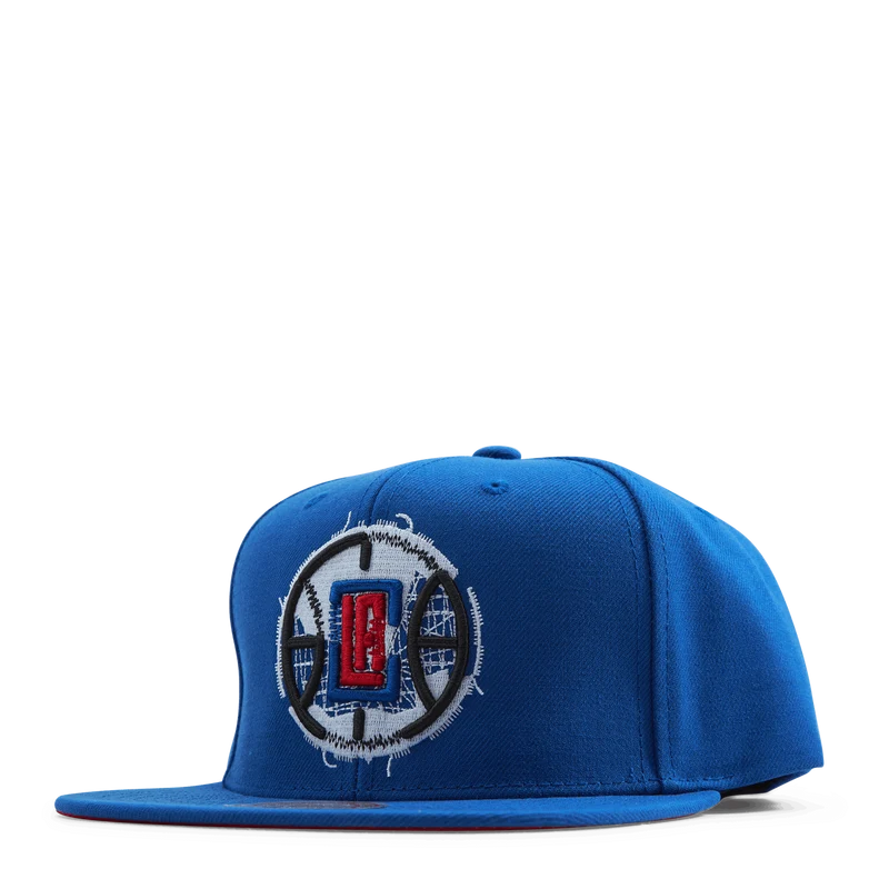 Clippers Embroidery Glitch Snapback