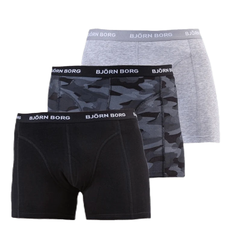 Shadeline Shorts 3-Pack Black