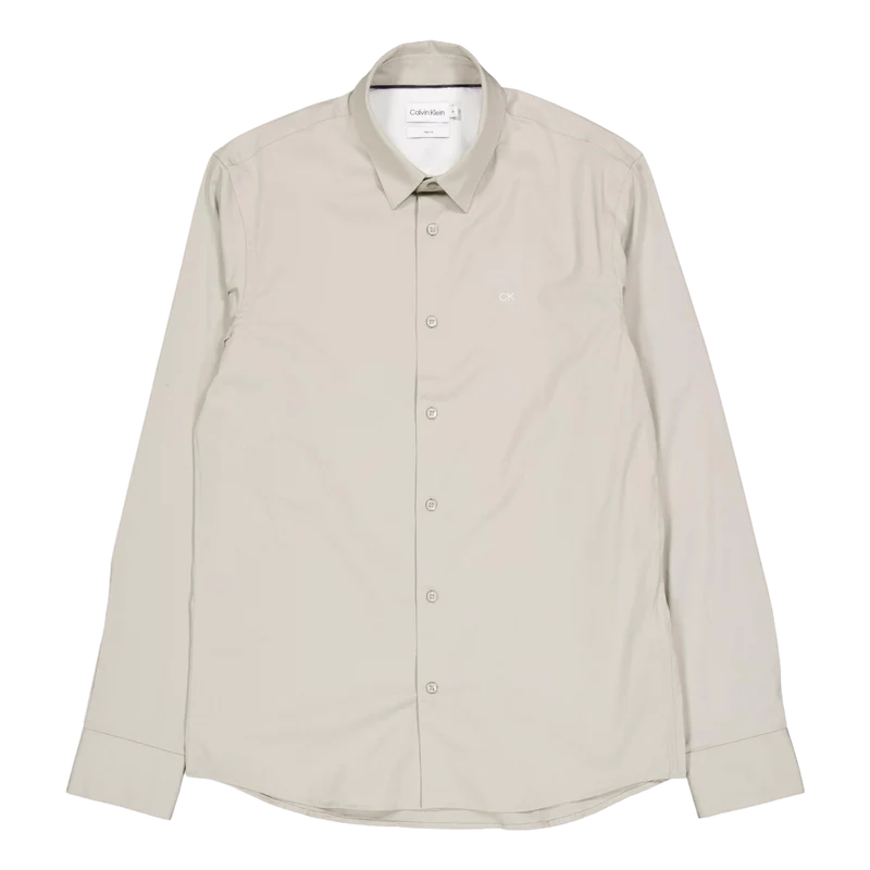 Stretch Poplin Slim Shirt Pc7-london Fog