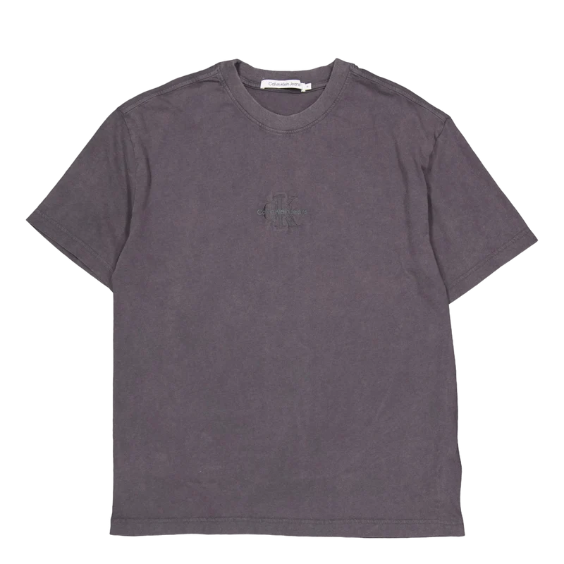 Washed Monologo Tee Pt2-washed Black