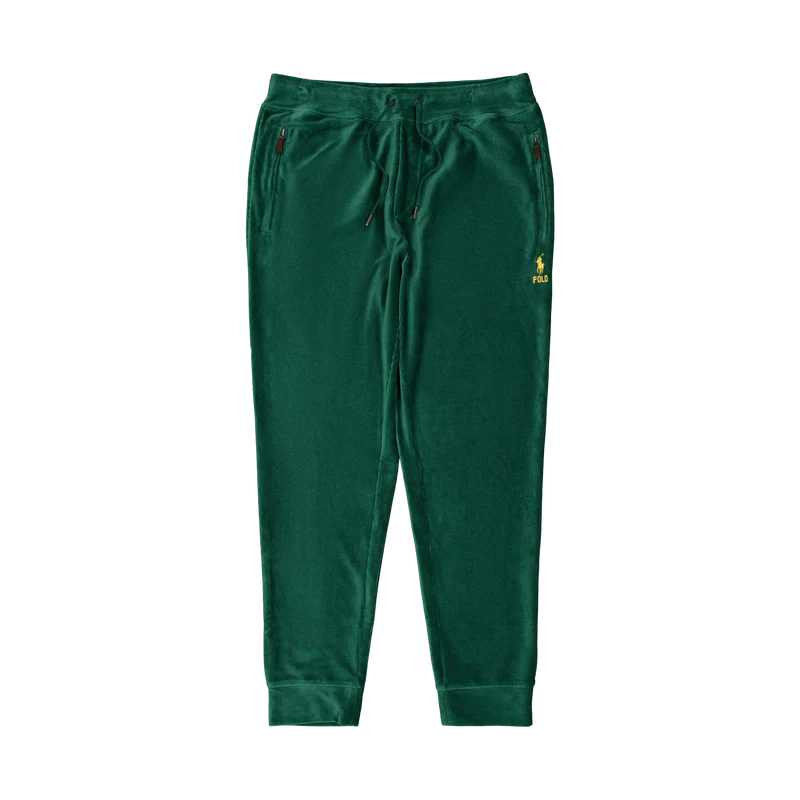 Polo Ralph Lauren Corduroy Track Pants 001 Moss Agate