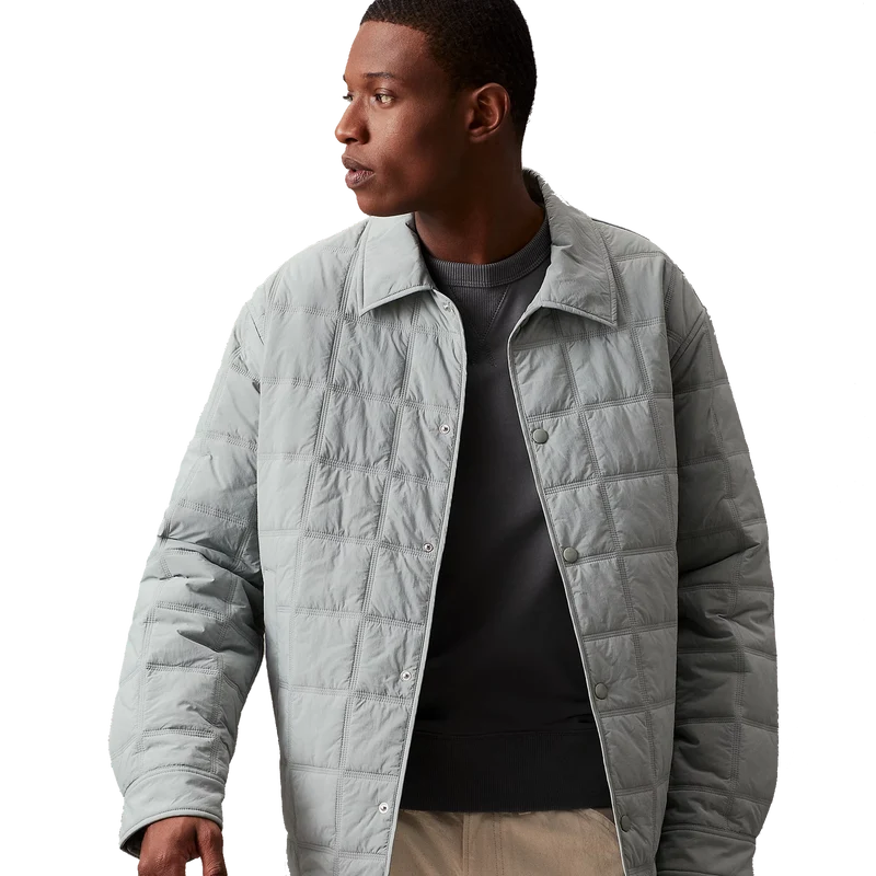 Quilted Jacket Pff-slate Gray
