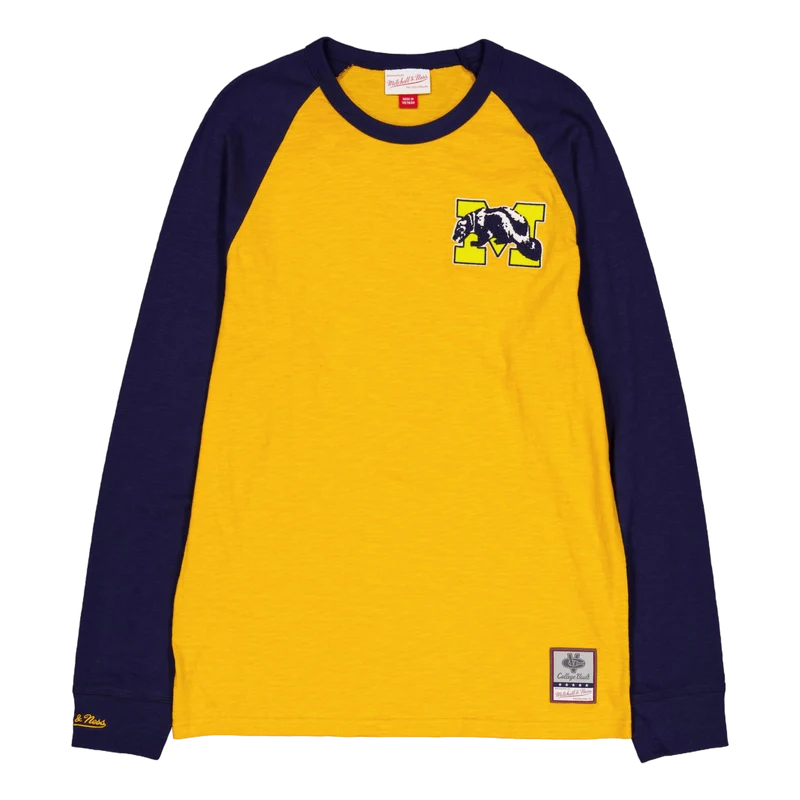 Wolverines Legendary Slub L/s Yellow/navy
