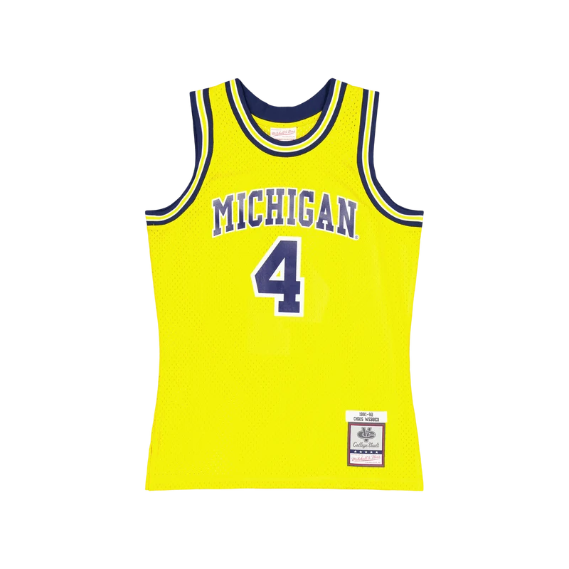 Wolverines Swingman Jersey Web Yellow