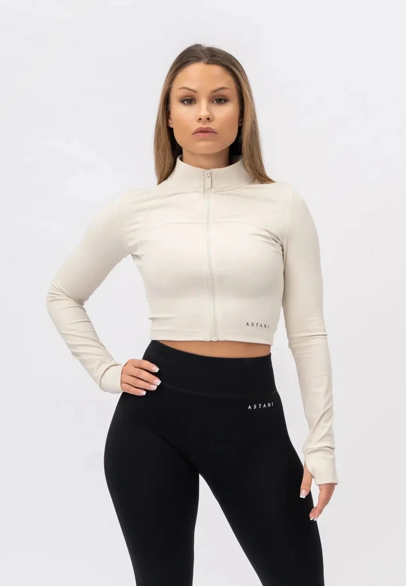 A CHIC Cropped Jacket - White