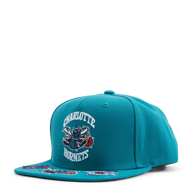 Hornets Front Face Snapback HWC