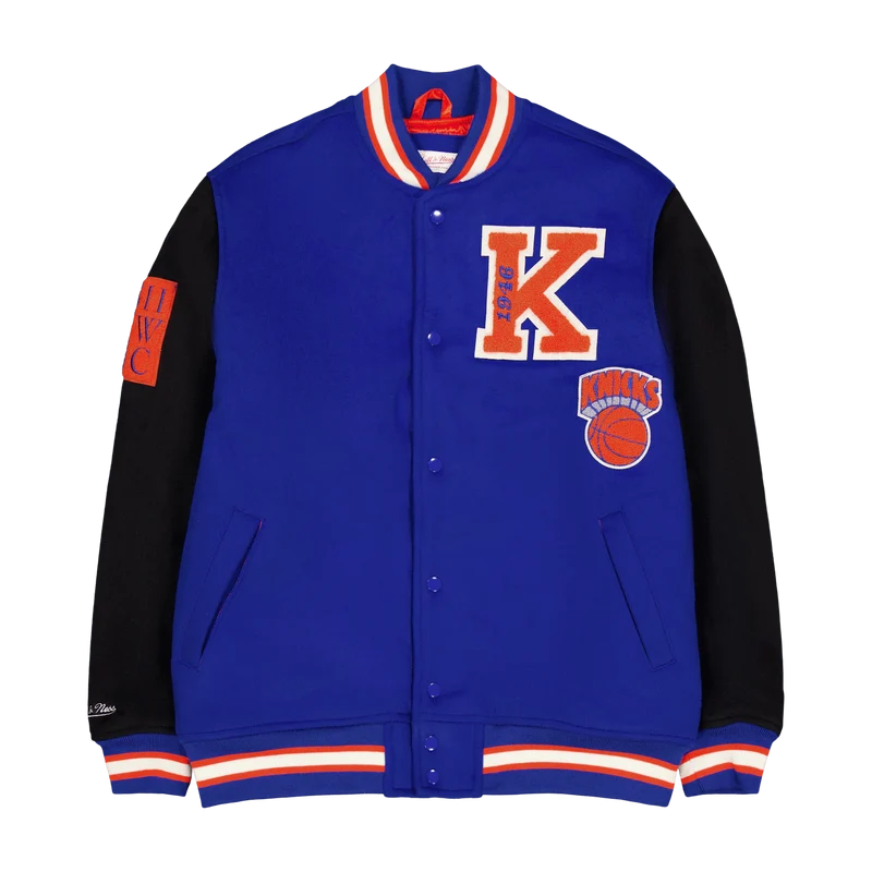 Knicks Team Legacy Varsity Jac Royal/black