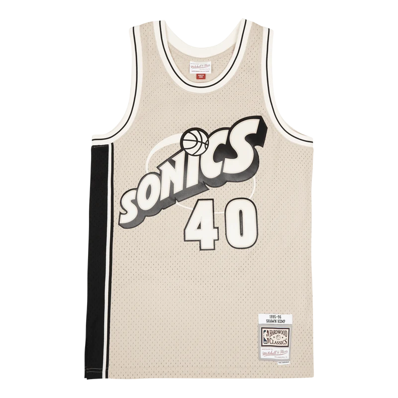 Supersonics Khaki Swingman Jersey